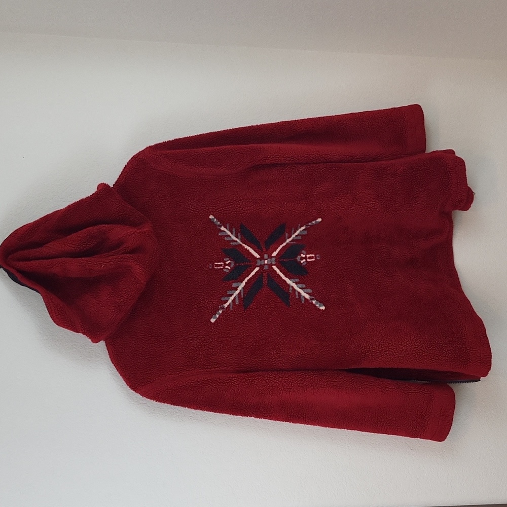 Tsunami Hoodie Large Women's Zip Up Fleece Small